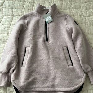 Canada Goose - Severn Half Zip Fleece Sweater - Lucent Rose. Size Large.